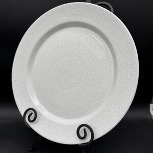 Vintage Dansk Trellis White 13" Chop Plate Round Platter